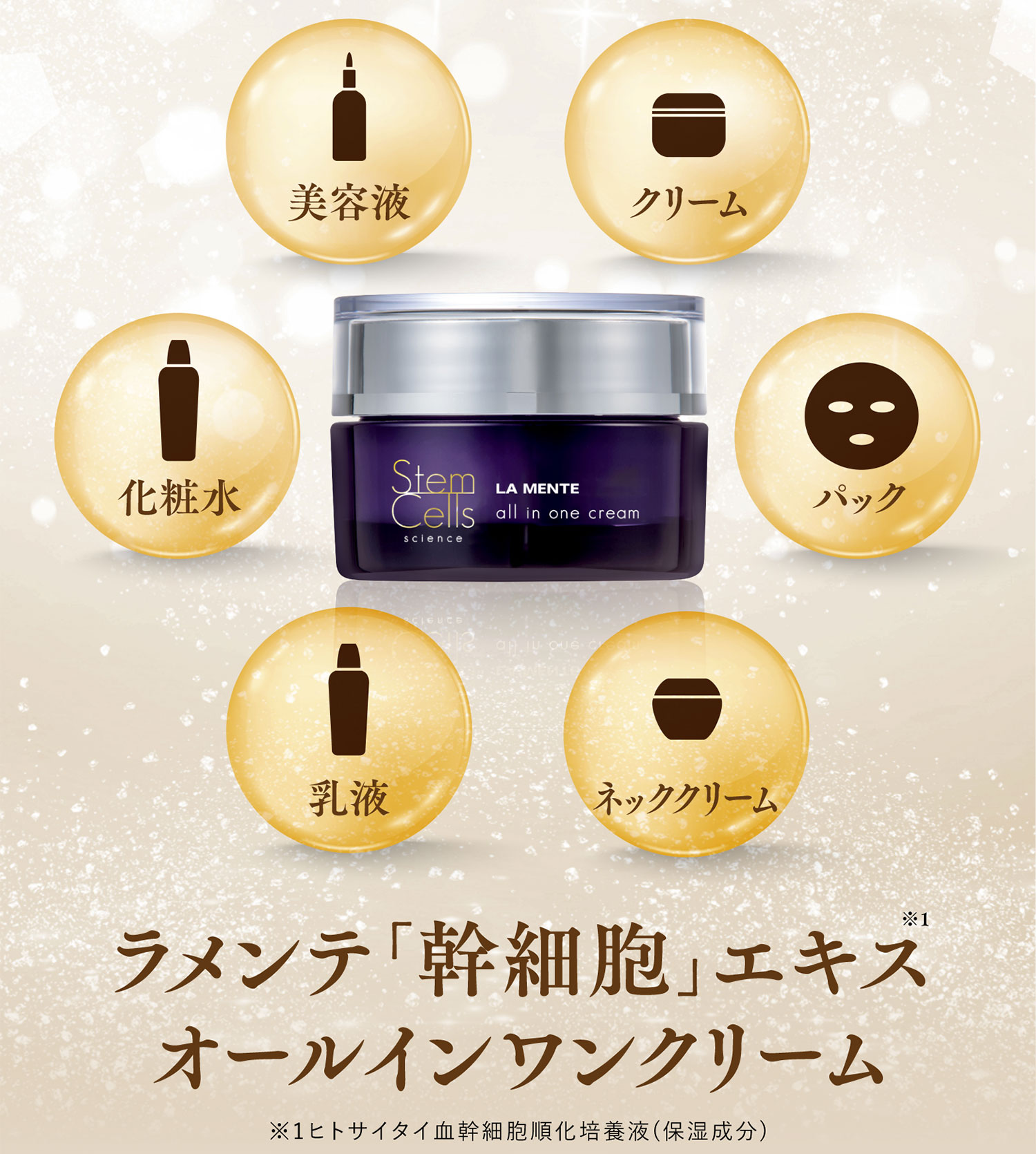 ラメンテ「幹細胞」エキスオールインワンクリーム